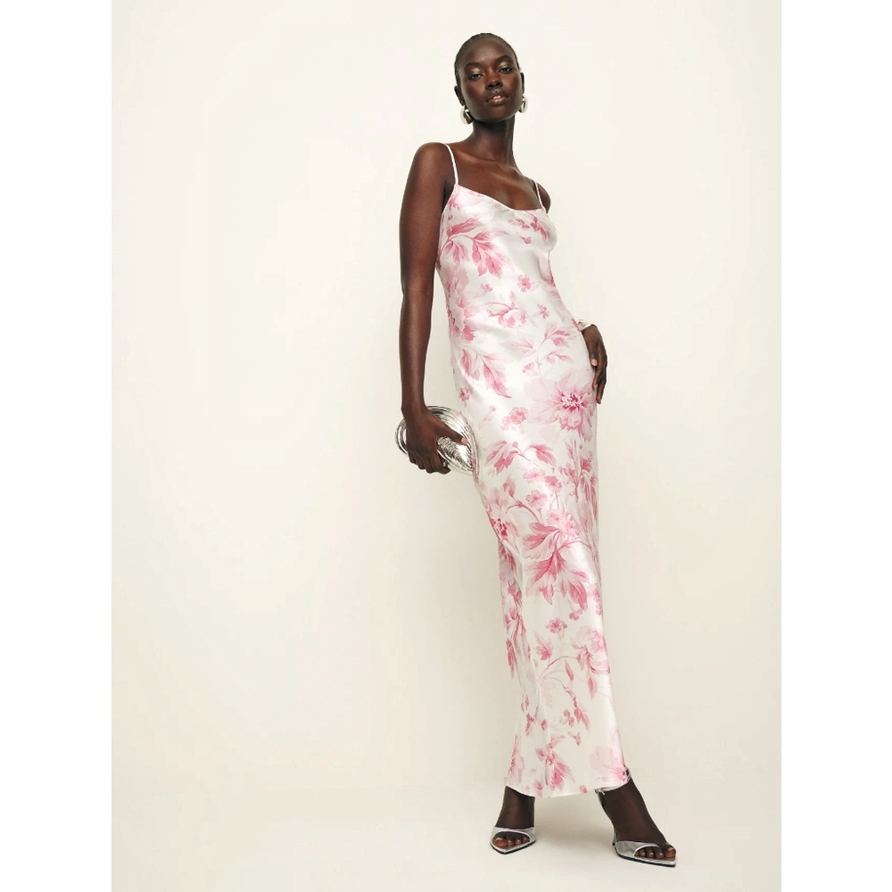 Reformation Parma Silk Floral Slip Maxi Dress - Picture 3 of 8